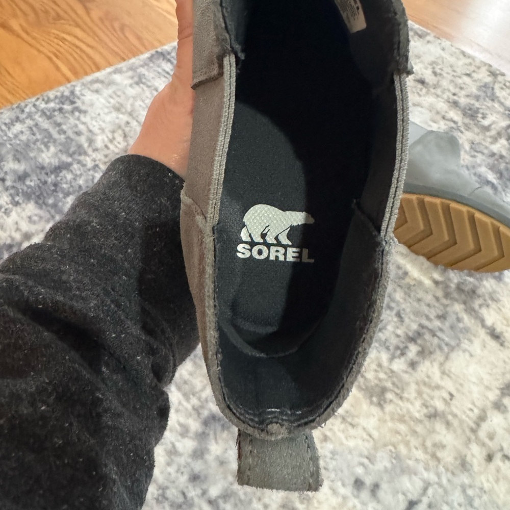 Sorel Women's Gray Chelsea Ankle Booties - Picture 6 of 7